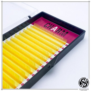 پالت مژه اکستنشن رنگی چارم D0.07 مدل Yellow