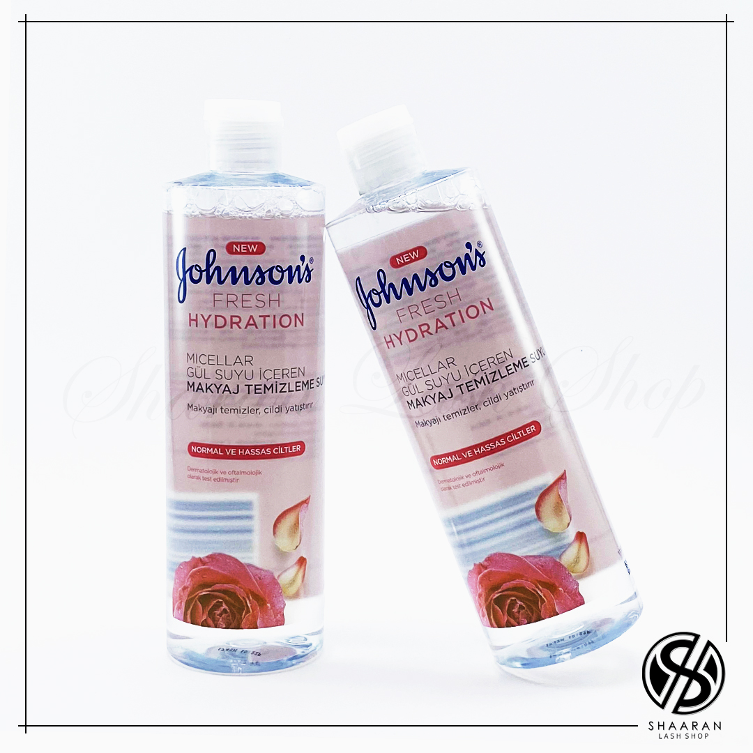 میسلار  واتر پاک‌کننده آرایش گلاب - جانسون (Johnson's Fresh Hydration)