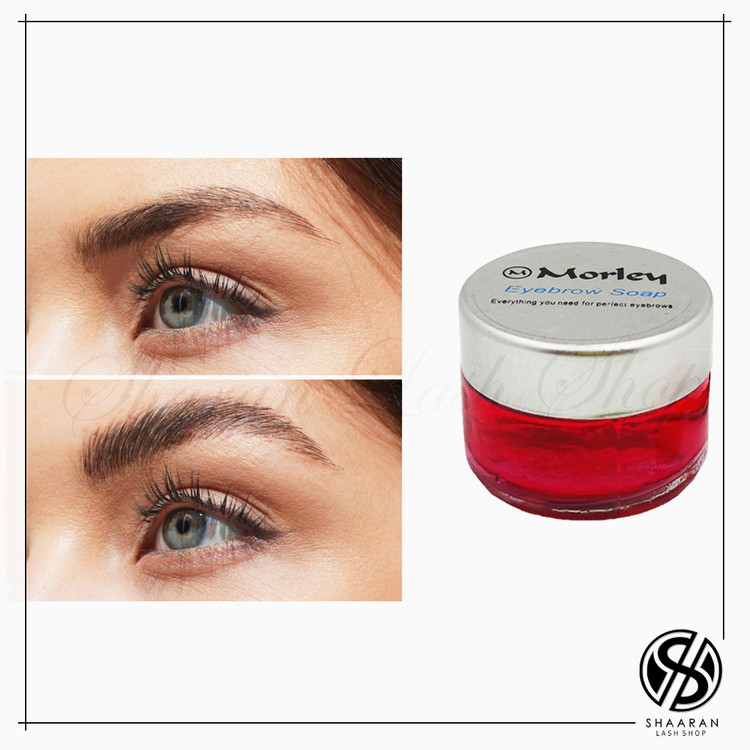 ژل فیکس ابرو کاسه ای (Eyebrow Soap) - برند Morley